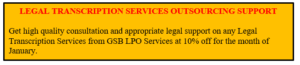 legal transcription services outsourcing